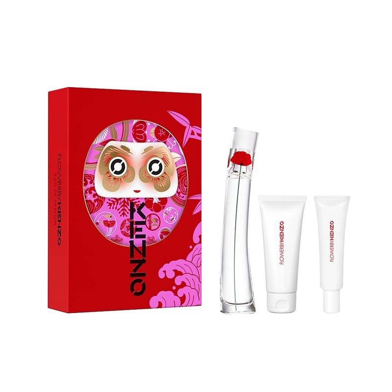 Kenzo flower shop rojo y negro