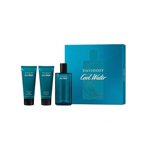 DAVIDOFF COOL WATER + GEL DUCHA + AFTER SHAVE EDT 125ML