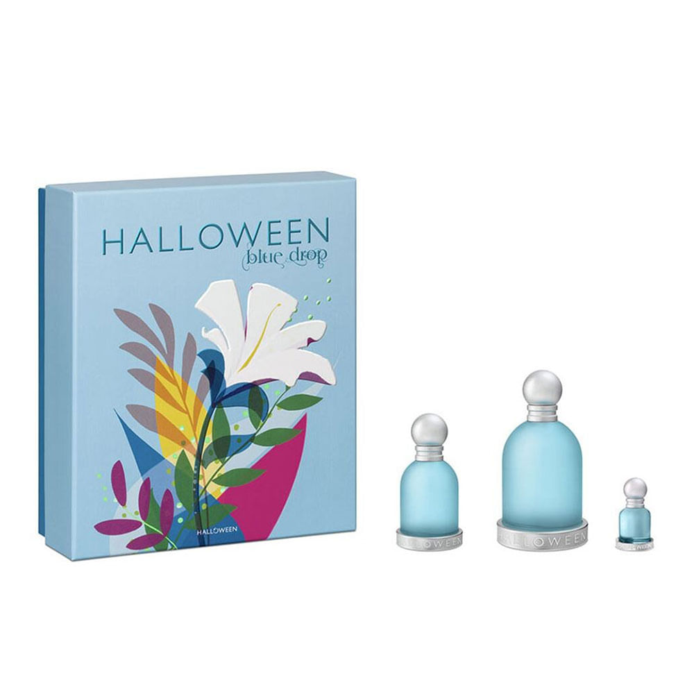 Set Halloween Blue Drop Edt 100 ml Edt 30 ml Miniature Edt 4 5