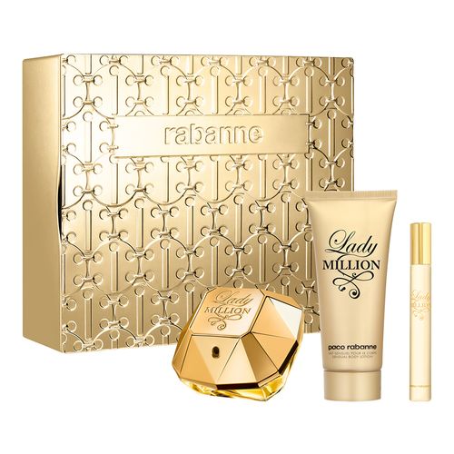 Cofre Lady Million EDP 80 ml + Bdoy Lotion 100 ml + Mega Spritzer