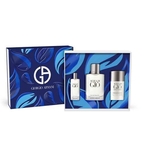 Aqua Di Gio EDT + Deo 75 + V15