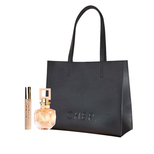 CHER ZARCI TOTE BAG SET EDP 50 ML + EDP TRAVEL SIZE 20 ML + CARTERA