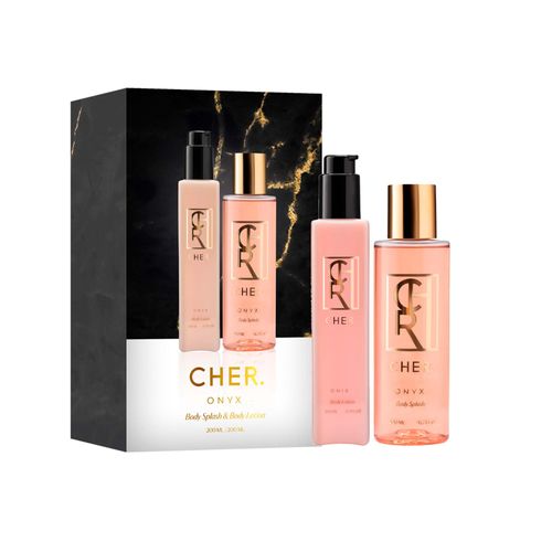 CHER ONYX SET BODY SPLASH 200 ML + BODY LOTION 200 ML