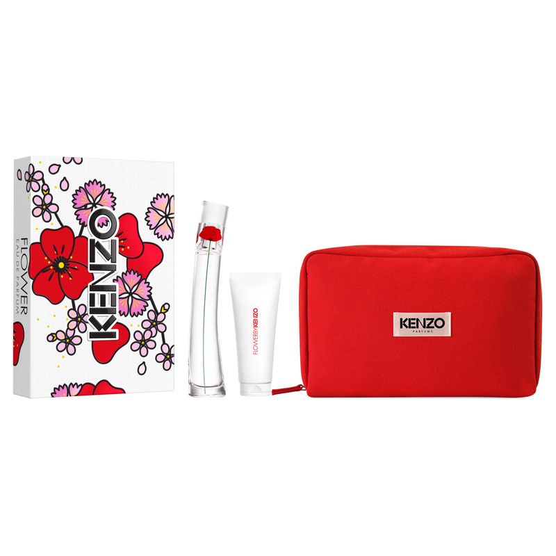 KENZO FLOWER BY KENZO EDP 50 ml BODY LOTION 75ml POUCH El Balcon