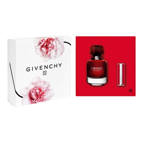 GIVENCHY L’INTERDIT EDP ROUGE 50ML + LE ROUGE DEEP VELVET MINI N37