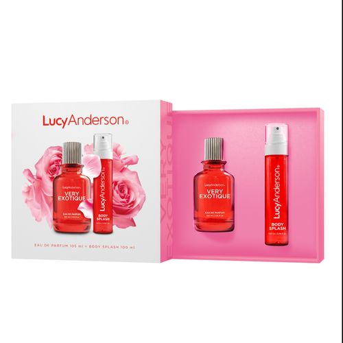 SET DE PERFUME LUCY ANDERSON EDP VERY EXOTIC + BODY SPLASH 100 ML