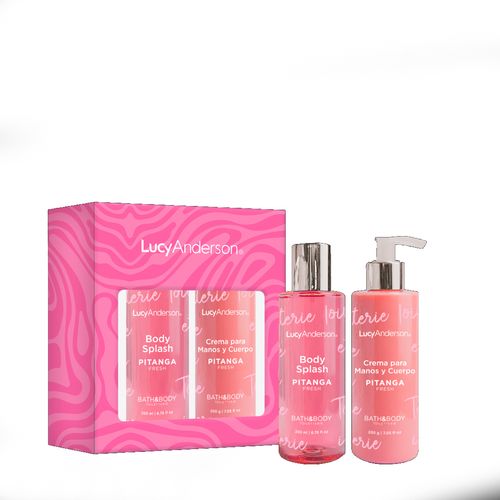 SET DE PERFUME LUCY ANDERSON BODY SPLASH+CR MAN-CORP PITANGA FR 200 ML