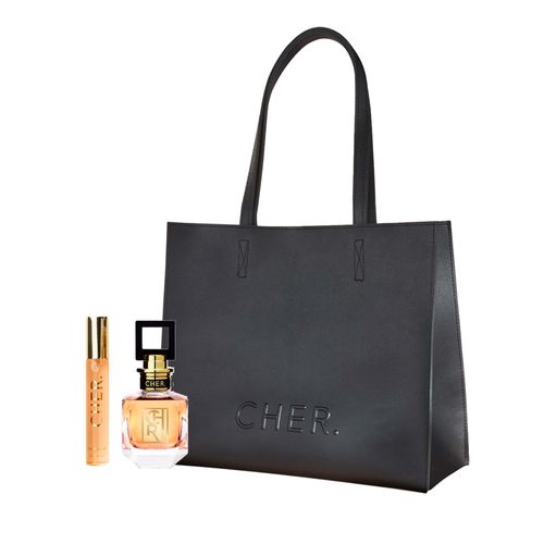 Cher Onyx Tote Bag + Edp 50Ml + Travel Size 20ML
