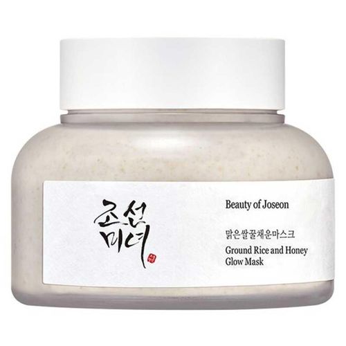 Mascarilla iluminadora de arroz molido y miel